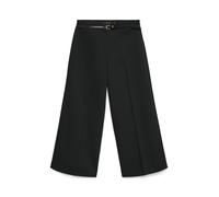 VERO MODA - VMELMA HW WIDE CULOTTE BELT PANT NOOS Black - Gr. - XL/32