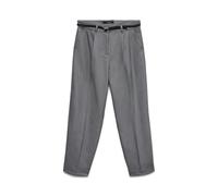 VERO MODA - VMELMA MW BARREL BELT ANKLE PANT NOOS Medium Grey Melange - Gr. - S/32