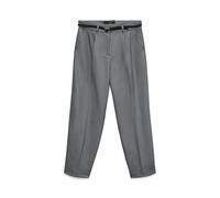 VERO MODA - VMELMA MW BARREL BELT ANKLE PANT NOOS Medium Grey Melange - Gr. - XS/30