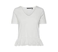 Vero Moda VMEMILY SS Peplum V-Neck TOP JRS