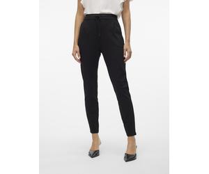 VERO MODA - VMEVA MW LOOSE STRING PANT NOOS black - Gr. - M/32