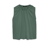 Shirttop VERO MODA "VMFILLI SL TOP JRS NOOS", Damen, Gr. M, grün (laurel wreath), Jersey, Obermaterial: 70% Modal, 30% Polyester, unifarben, normal, Rundhals, Tops Shirttop, Materialmix (81679829-M) l