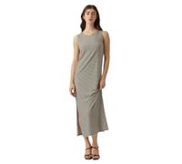 Vero Moda, VMFIONA SL O-Neck Dress VMA NOOS, Birke/Streifen: Schwarz, M