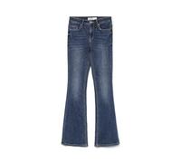 VERO MODA Damen Vmflash Mr Flared Li3110 Ga Noos Jeans, Dark Blue Denim, L / 32L EU