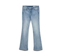 Bootcut-Jeans VERO MODA "VMFLASH MR FLARED POCKET JNS RA3043 NOOS", Damen, Gr. M, Länge 30, light blau denim, Denim/Jeans, Obermaterial: 85% Baumwolle, 14% Polyester, 1% Elasthan, unifarben, normal, J