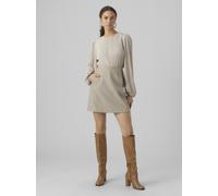 Vero Moda Minirock VMFORTUNEALLISON HW Short Skirt GA NOOS, silber meliert, Gr. XS