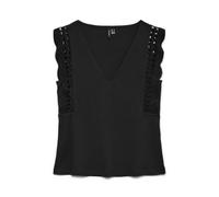 VERO MODA Regular Fit Top aus reiner Baumwolle Modell 'GABBY' in Black, Größe XS