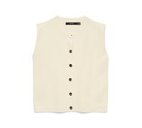 VERO MODA - VMGOLD SL O-NECK BUTTON VEST BOO Birch - Gr. - L