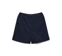 Shorts VERO MODA "VMHAY NEW SHORTS WVN", Damen, Gr. XS (34), N-Gr, blau (navy blazer), Web, Obermaterial: 100% Baumwolle, unifarben, modisch, regular fit ca. Mitte Oberschenkel, Hosen (46275619-XS) na