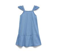 VERO MODA - VMHOLLY SL DRESS WVN GIRL Light Blue Denim - Gr. - 134