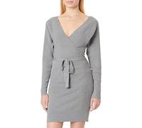 Vero Moda Hollyrem Curve Long Sleeve Short Dress Grau XS Frau (Herstellerartikelnummer: 10269251-MediumGreyMelange-XS)