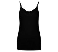 Vero Moda Inge Lace Ärmellos T-shirt XS Black (Herstellerartikelnummer: 10229188-Black-XS)