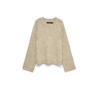 VERO MODA - VMINGRID LS O-NECK PULLOVER NOOS silver mink - Gr. - L
