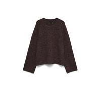 VERO MODA - VMINGRID LS O-NECK PULLOVER NOOS winetasting - Gr. - XS