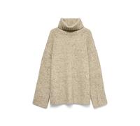 VERO MODA - VMINGRID LS ROLL NECK PULLOVER NOOS silver mink - Gr. - XL