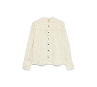 Vero Moda Hemdbluse VMISELLE L/S SHIRT WVN BTQ Damen birch Gr. XS 80% Viskose/20% Nylon, regular fit