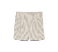 Vero Moda Regular Fit Shorts aus Viskose-Leinen-Mix Modell 'JESMILO' in Beige, Größe XS