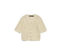 VERO MODA - VMKORA 2/4 O-NECK BUTTON CARDIGAN Birch - Gr. - XS