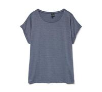 VERO MODA Vmlava Glitter Ss Top Stripe Ga JRS Noos