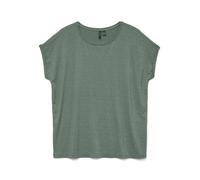 VERO MODA - VMLAVA GLITTER SS TOP STRIPE LX JRS NOOS - Gr. - XL