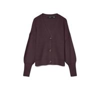 VERO MODA Cardigan VMLEA dunkelrot | L