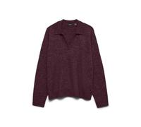VERO MODA Vmlefile Ls Poloneck Pullover Noos