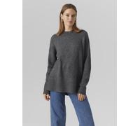 VERO MODA - VMLEFILE OVERSIZE BOXY BLOUSE NOOS medium grey melange - Gr. - L