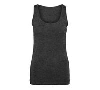 VERO MODA Damen VMLULU Long Tank TOP JRS GA NOOS Tanktop, Dark Grey Melange, Medium