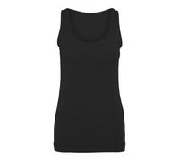 VERO MODA Damen VMLULU Long Tank TOP JRS GA NOOS Tanktop, Black, M