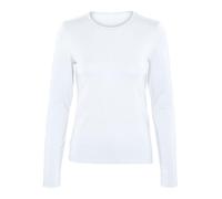 VERO MODA Damen Vmlulu O-Neck Top JRS Noos Langarmshirt, Bright White, L EU