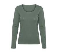 VERO MODA Damen VMLULU LS U-Neck TOP JRS GA NOOS Langarmshirt, Laurel Wreath, Medium