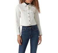 VERO MODA - VMLUNA LS SLIM DNM JACKET MIX GA NOOS - Farbe - cloud dancer - Größe - XL