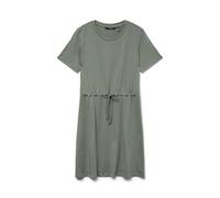 Vero Moda Shirtkleid VMLUNA SS SHORT STRING DRESS JRS NOOS Damen XS Grün Jersey