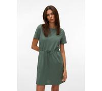 Vero Moda "VMLUNA SS SHORT STRING DRESS JRS NOOS" Baumwollmischung, regular fit (42783013-XS) laurel wreath