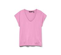 VERO MODA Vmluna Ss V-Neck Tee JRS Noos