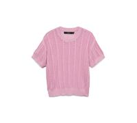 VERO MODA - VMLUX LIGHT SS O-NECK PULLOVER Pink Cosmos - Gr. - XL