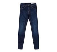 VERO MODA Damen Vmlux Mr Ri392 Ga Noos Slim-fit-Jeans, Dark Blue Denim/Detail:Tinted, S / 30L EU