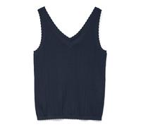 VERO MODA - VMLUXLIGHT POINTELLE SL V-NECK TOP navy blazer - Gr. - XL