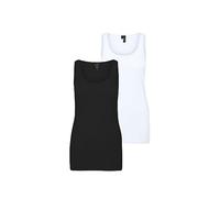 Vero Moda VMMAXI MY SOFT LONG S Black BRIGHT WHITE 10280920 (810423) verschiedene S