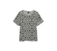 VERO MODA - VMMENNY LACE SS TOP WVN GA Birch - Gr. - L