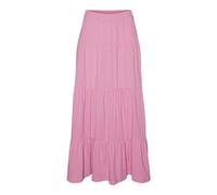 VERO MODA Damen VMMIA HW Long Skirt JRS SPE Rock, Pink Cosmos, L