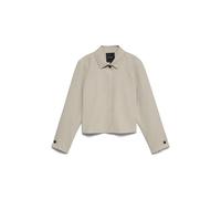 VERO MODA - VMMICHELL LS BUTTON DETAIL SHACKET Silver Mink - Gr. - 44