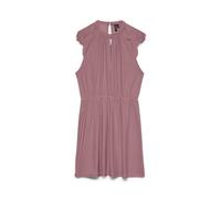 Minikleid VERO MODA "VMMILLA SL SHORT LACE DRESS NOOS", Damen, Gr. S, N-Gr, nostalgia rose, Jersey, Obermaterial: 95% Polyester, 5% Elasthan, unifarben, kurz, Rundhals, Kleider Minikleid, Materialmix,