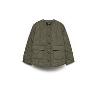 Vero Moda Regular Fit Steppjacke mit Pattentaschen Modell 'MILLIE' in Khaki, Größe L