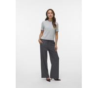 VERO MODA - VMMILLY LW WIDE STRING PANT NOOS Dark Grey Melange - Gr. - 32