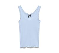 VERO MODA Slim Fit Tank Top aus Bio-Baumwoll-Mix Modell 'NANA' in Hellblau, Größe S