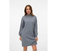 Vero Moda "VMNANCY LS FUNNELNECK DRESS GA NOOS" (21280767-M) medium grau melange