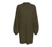 Strickkleid VERO MODA "VMNANCY LS FUNNELNECK DRESS GA NOOS" Gr. S (36), N-Gr, grün (rifle green) Damen Kleider (27546355-S) rifle green