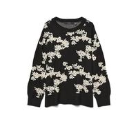 VERO MODA Vmnancy Ls O-Neck Long Pullover Boo Rep