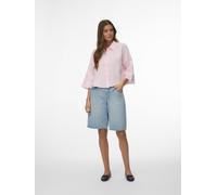 VERO MODA - VMNATALI CROP SHIRT WVN NOOS Pink-A-Boo - Gr. - XS